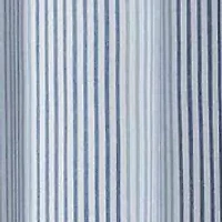 Ocean Stripe Cotton Blend Shower Curtain