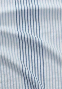 Ocean Stripe Cotton Blend Shower Curtain