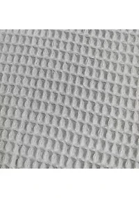 Marled Waffle Cotton Blend Shower Curtain