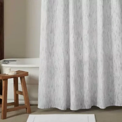 Speckled Waffle Shower Curtain