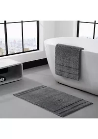 Eden 2-Piece Solid Reversible Bath Rug Set