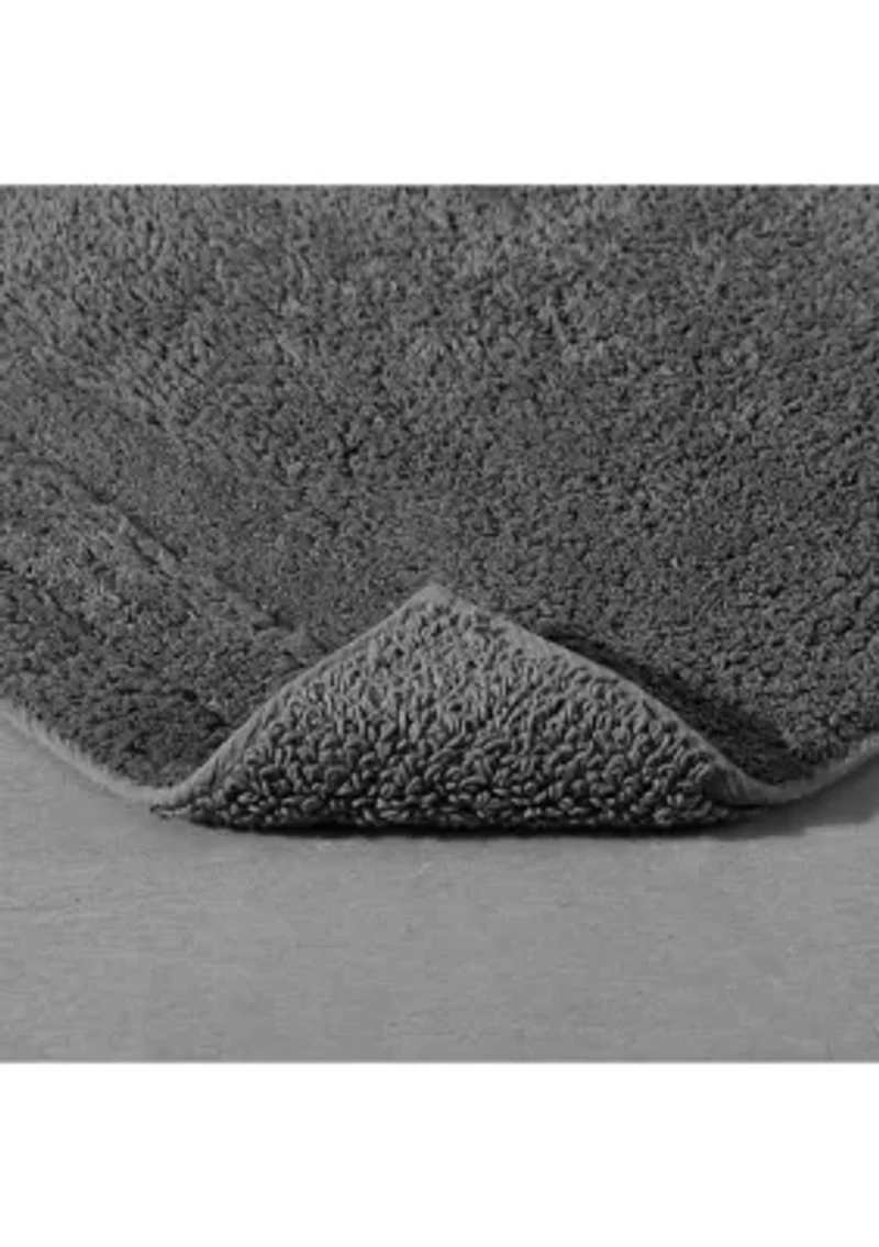 Eden 2-Piece Solid Reversible Bath Rug Set