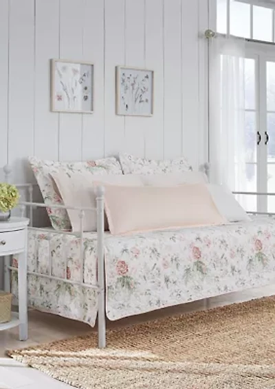 Breezy Floral 4-Piece Cotton Bonus Daybed Set