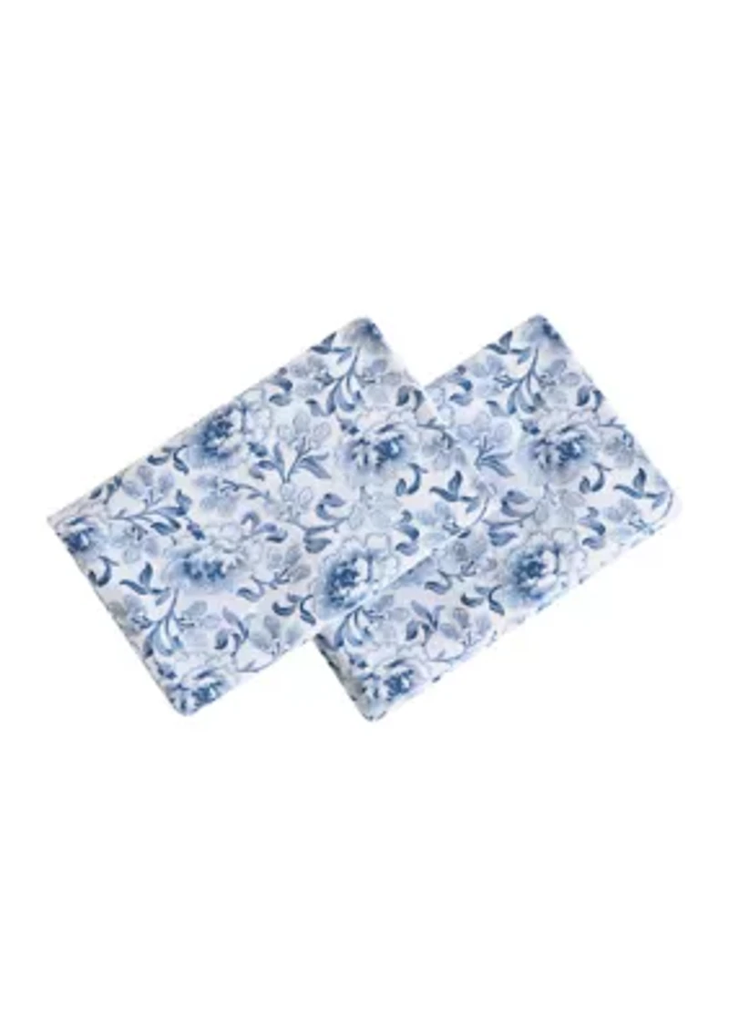 Lorelei 2-Piece Floral Cotton Standard Pillowcases Pair