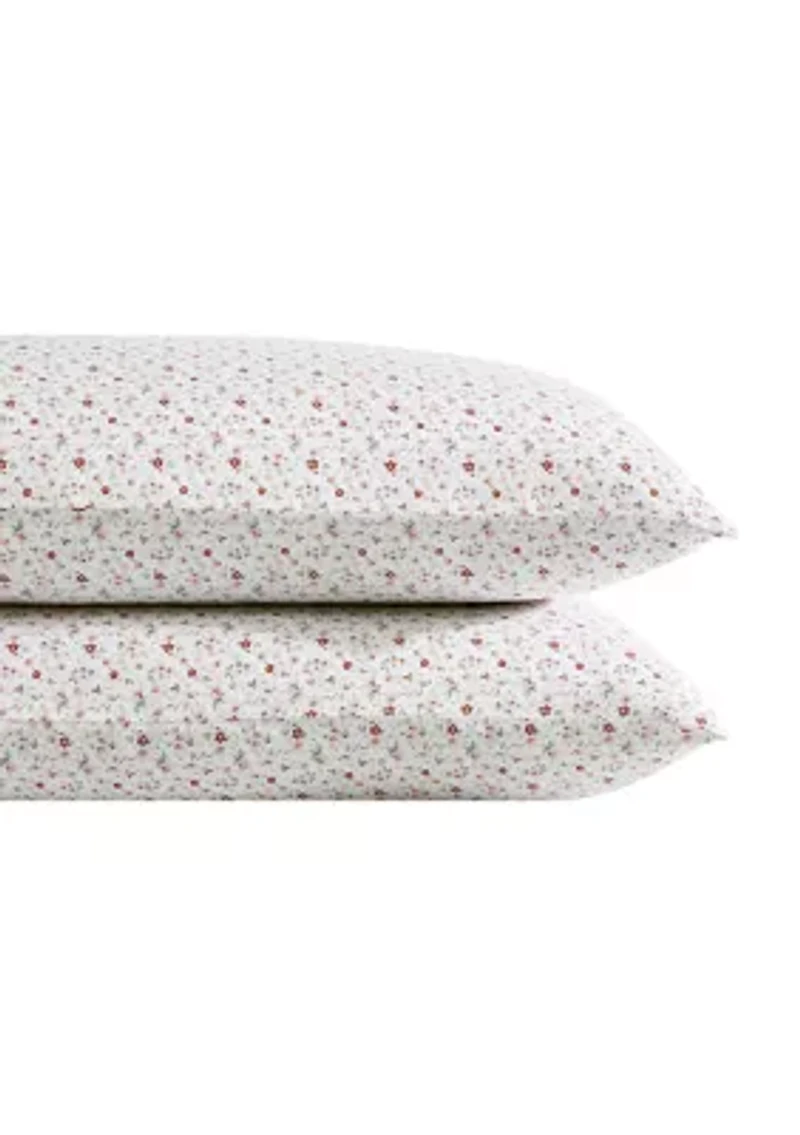 Evie 2-Piece Cotton Standard Pillowcase Pair