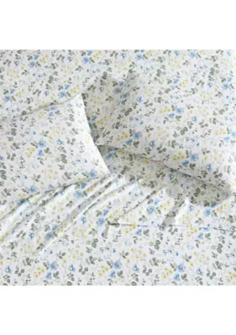 Meadow Floral 2-Piece Cotton Standard Pillowcase Pair