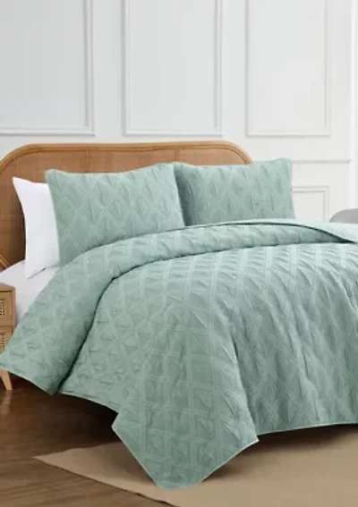 Kells Spa King Quilt Set