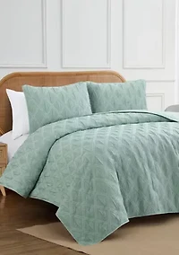 Kells Spa King Quilt Set