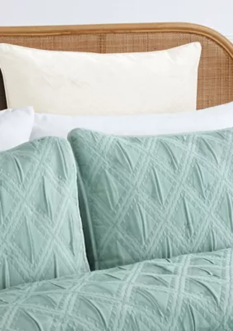 Kells Spa King Quilt Set