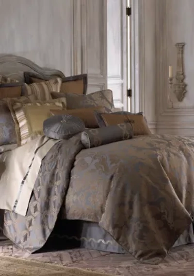 Walton Charcoal King Bedskirt 78-in. x 80-in. + 18-in. drop