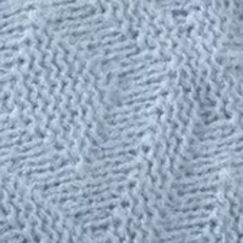 Contrast Stitch Knit Decorative Throw Pillow