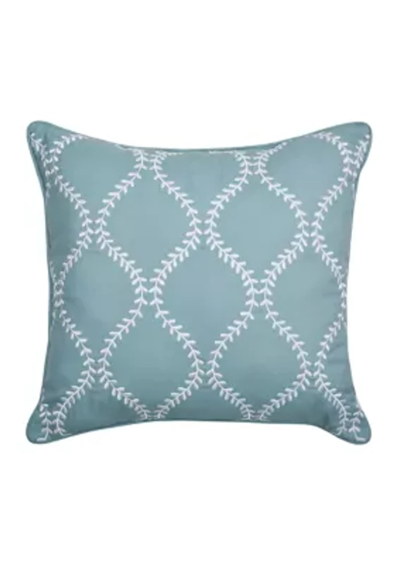Waterford Living Riley Decorative Pillow in Blue Haze