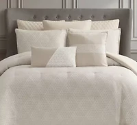 Add a refined touch of elegance to your bedding with the Waterford Houston Jade Euro Sham. This luxurious sham perfectly complements the Houston Jade Comforter Set, featuring a serene jade green tone that brings a fresh, calming feel to your bedroom. The meticulous pattern enhances the sham's sophisticated appeal, creating a harmonious and upscale look. Ideal for layering with the comforter, this euro sham adds depth and texture to your bed while offering extra comfort with its plush fill. The Houston Jade Euro Sham is an essential accent, adding both style and tranquility to your space with its modern, luxurious design.