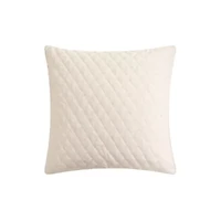 Add a refined touch of elegance to your bedding with the Waterford Houston Jade Euro Sham. This luxurious sham perfectly complements the Houston Jade Comforter Set, featuring a serene jade green tone that brings a fresh, calming feel to your bedroom. The meticulous pattern enhances the sham's sophisticated appeal, creating a harmonious and upscale look. Ideal for layering with the comforter, this euro sham adds depth and texture to your bed while offering extra comfort with its plush fill. The Houston Jade Euro Sham is an essential accent, adding both style and tranquility to your space with its modern, luxurious design.