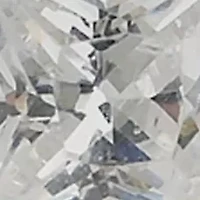 Princess Cut 5 Millimeter Basket Set Cubic Zirconia Earrings in Sterling Silver