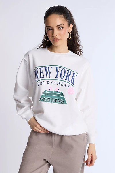 Oversized Crew Neck Sweatshirt
