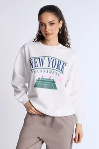 Oversized Crew Neck Sweatshirt