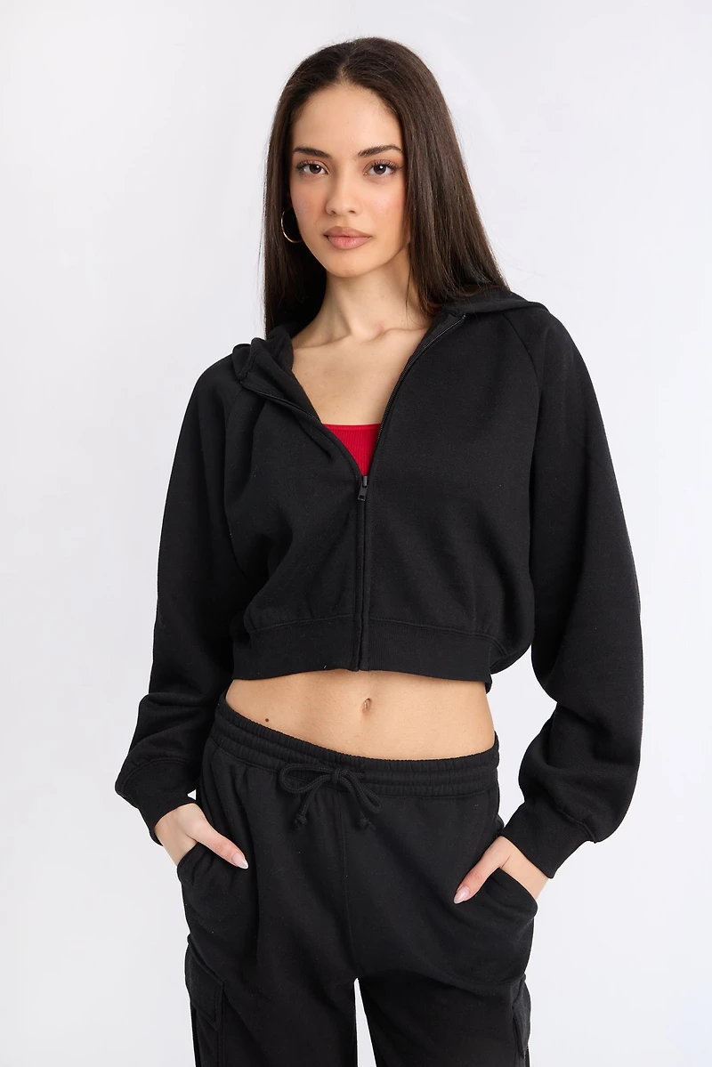 Midi Zip-Up Hoodie