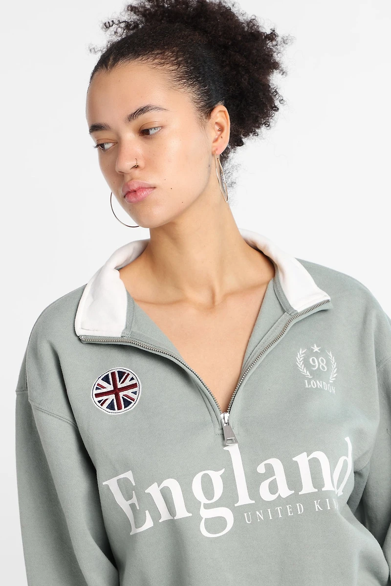 Quarter-Zip Sweatshirt