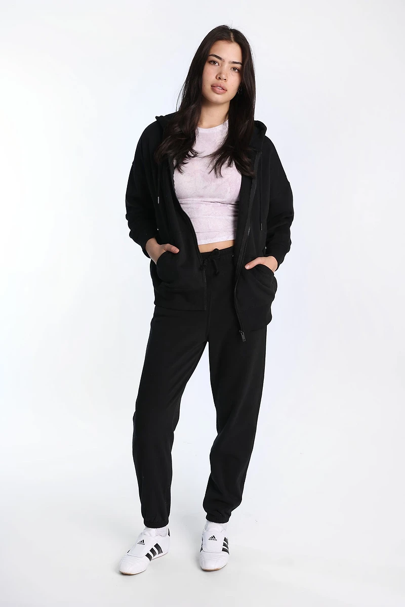 Oversized Zip-Up Hoodie