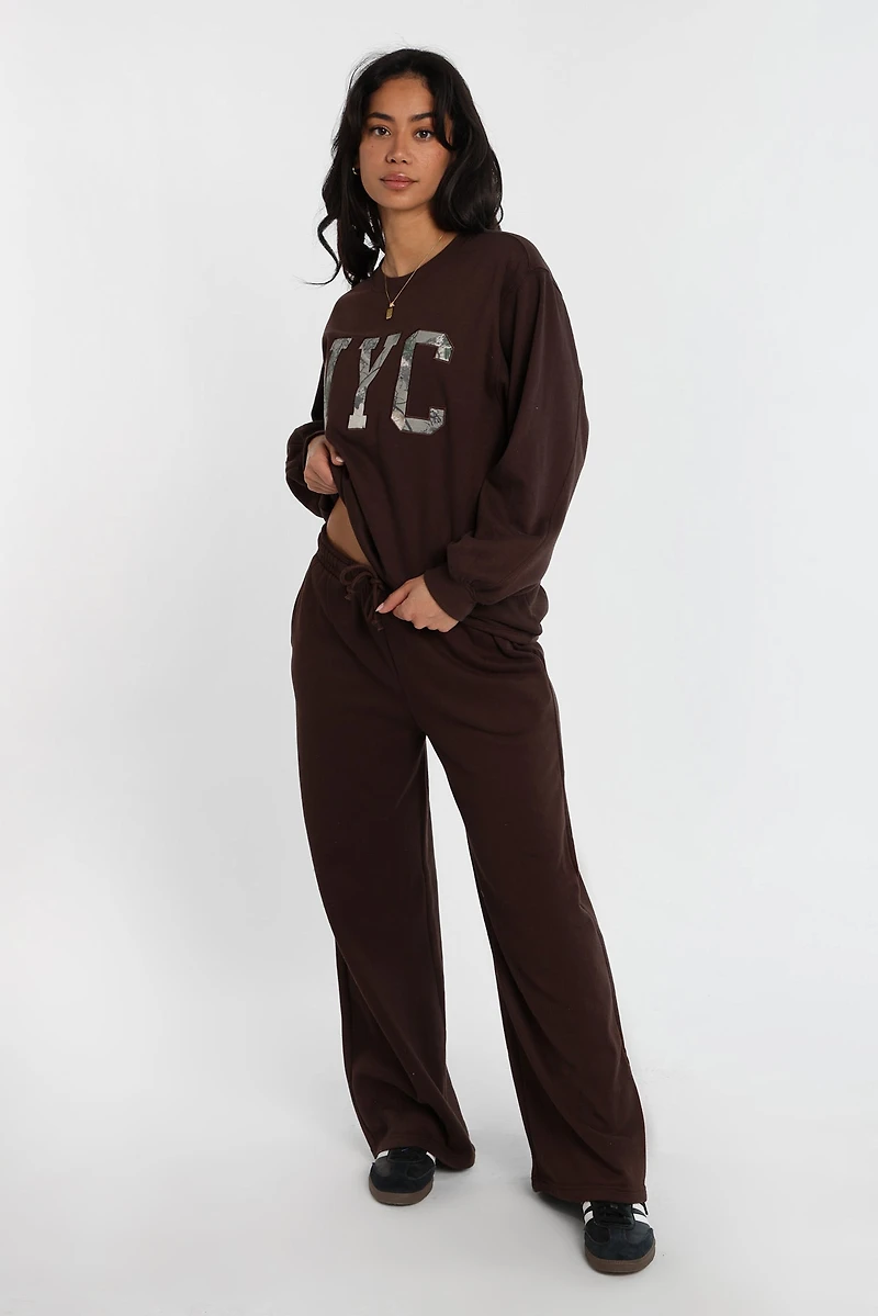 Wide Leg Sweatpants