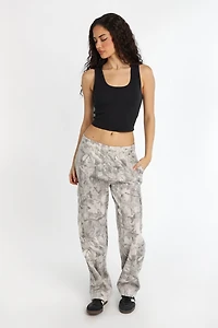 Cargo Wide Leg Sweatpants