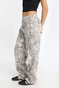 Cargo Wide Leg Sweatpants