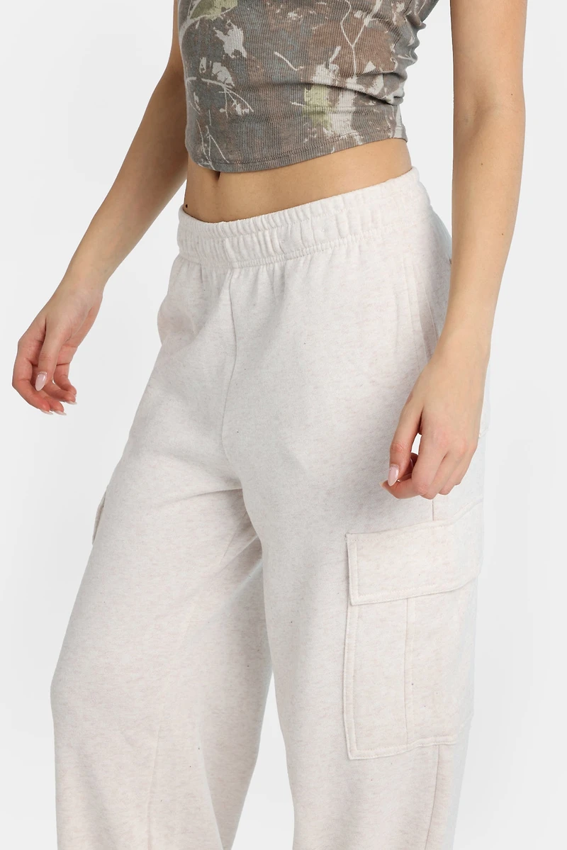 Cargo Wide Leg Sweatpants