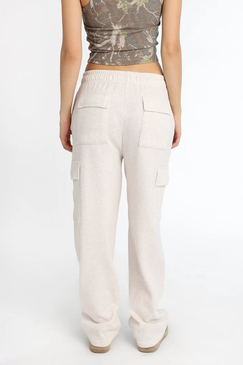 Cargo Wide Leg Sweatpants
