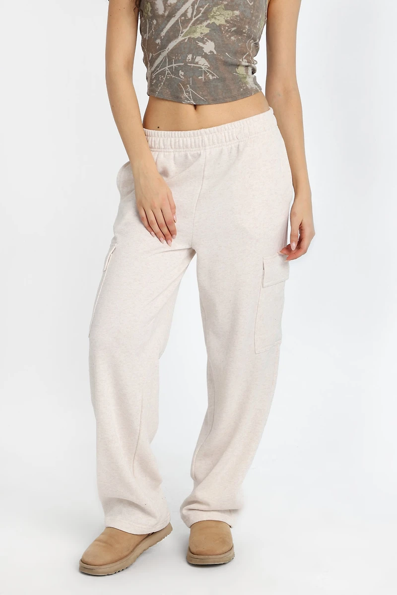 Cargo Wide Leg Sweatpants