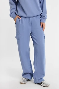 Cargo Wide Leg Sweatpants