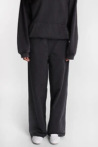 Washed Wide Leg Sweatpants