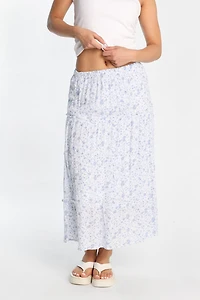 Tiered Maxi Skirt