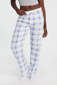 Pantalon pyjama pelucheux imprimé