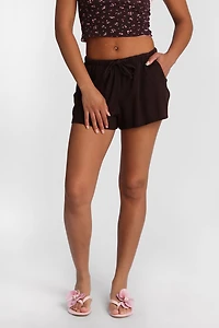 Short en lin mélangé