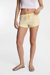 Low Rise Micro Fleece Shorts