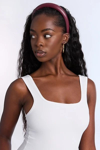 Vegan Leather Headband