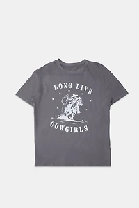 Long Live Cowgirls Graphic Boyfriend Tee