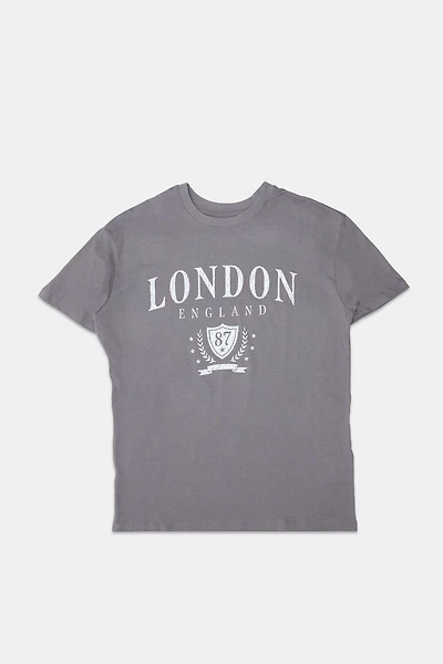 London England Graphic Boyfriend Tee