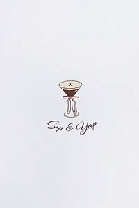 Espresso Martini Sip And Yap Graphic Boyfriend Tee