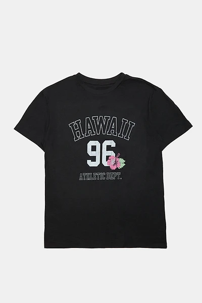 Hawaii Athletic Department Graphic Boyfriend Tee