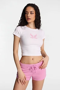 Angel Baby Graphic Short Sleeve Tee