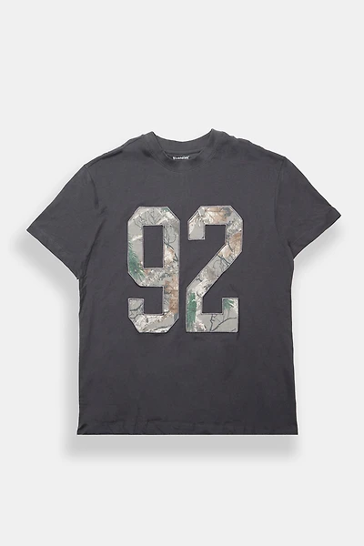 T-shirt coupe garçonne imprimé 92