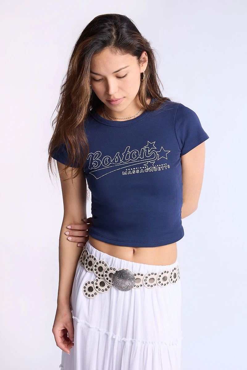 Boston Graphic Baby Tee