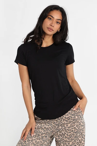 Short Sleeve Crew Neck Relaxed Tee