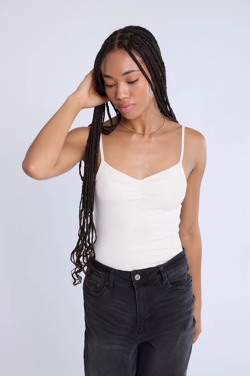 Super Soft Ribbed Cami Bodysuit