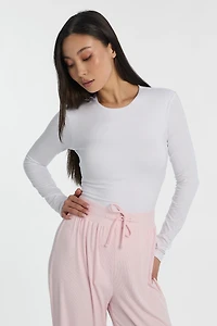 Super Soft Long Sleeve Crew Neck Bodysuit