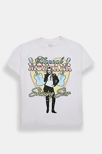 Hannah Montana Shining Star Graphic Boyfriend Tee