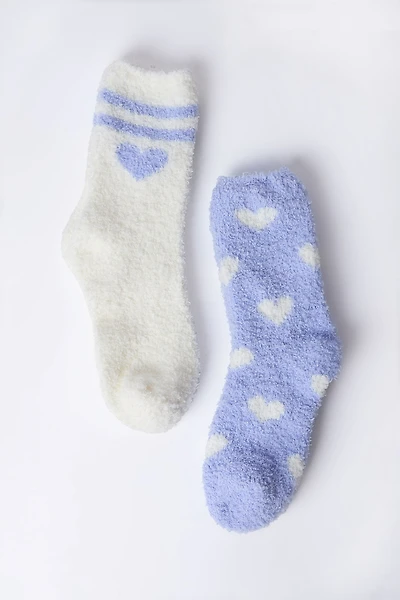 Chaussettes en peluche douce paquet de 2