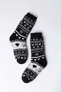 Chaussettes de lecture à doublure sherpa